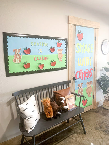Winston and the Missing Apples Book bulletin board poster set